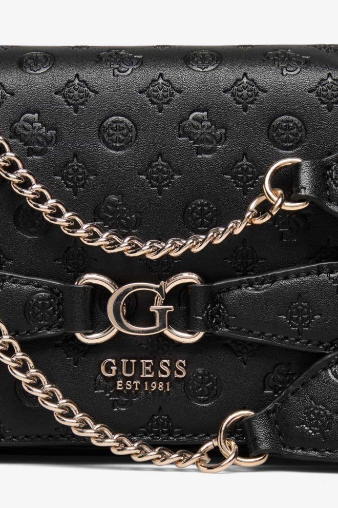 GUESS Black logo Arlena handbag