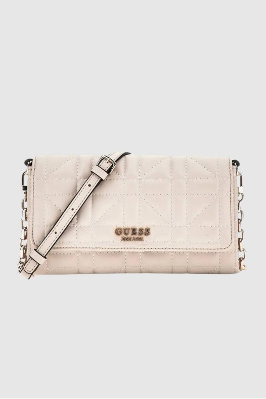 GUESS Beige handbag with...