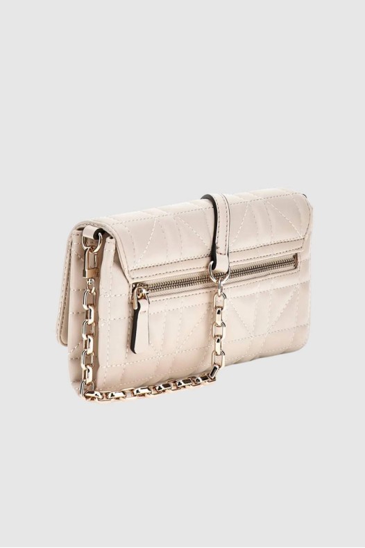 GUESS Geantă de mână bej cu...