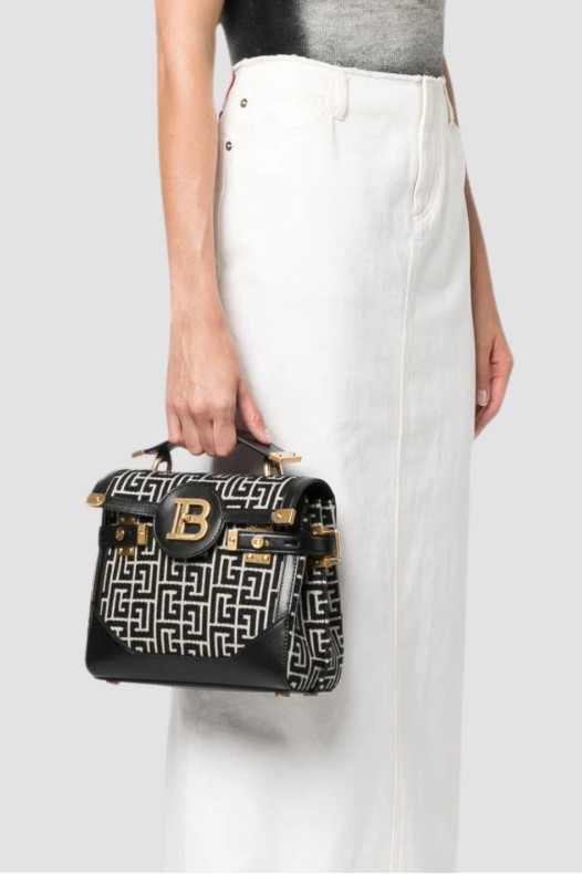 BALMAIN Geantă neagră cu...