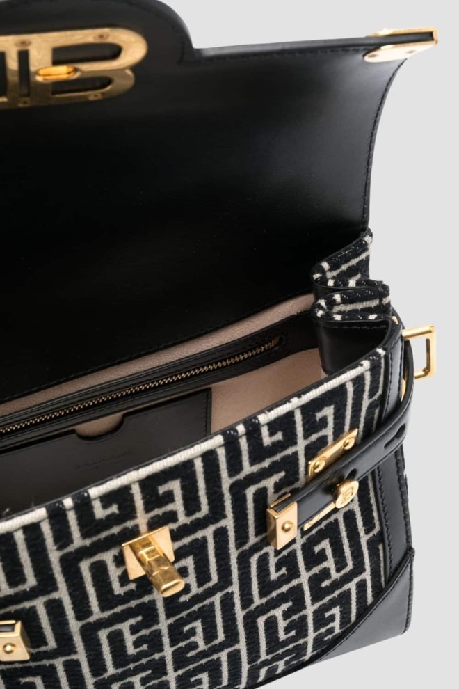 BALMAIN Black Women's Classic Handle Trunk Bag M