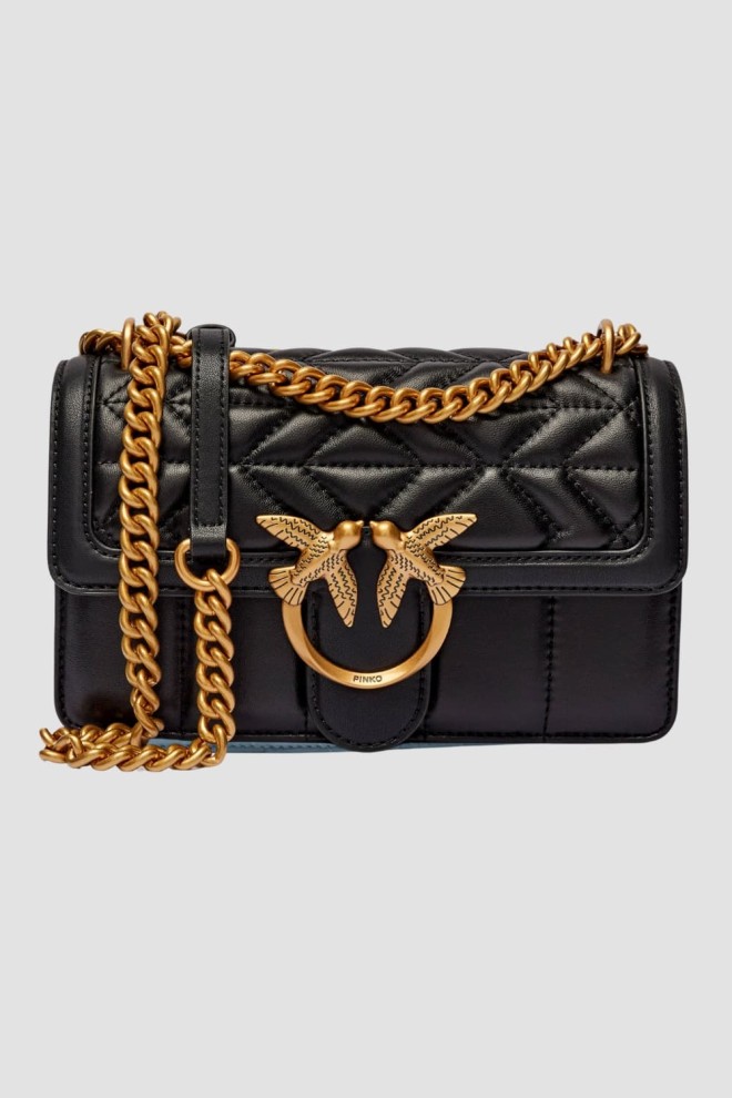 PINKO Black Love One Mini DC Geantă de mână