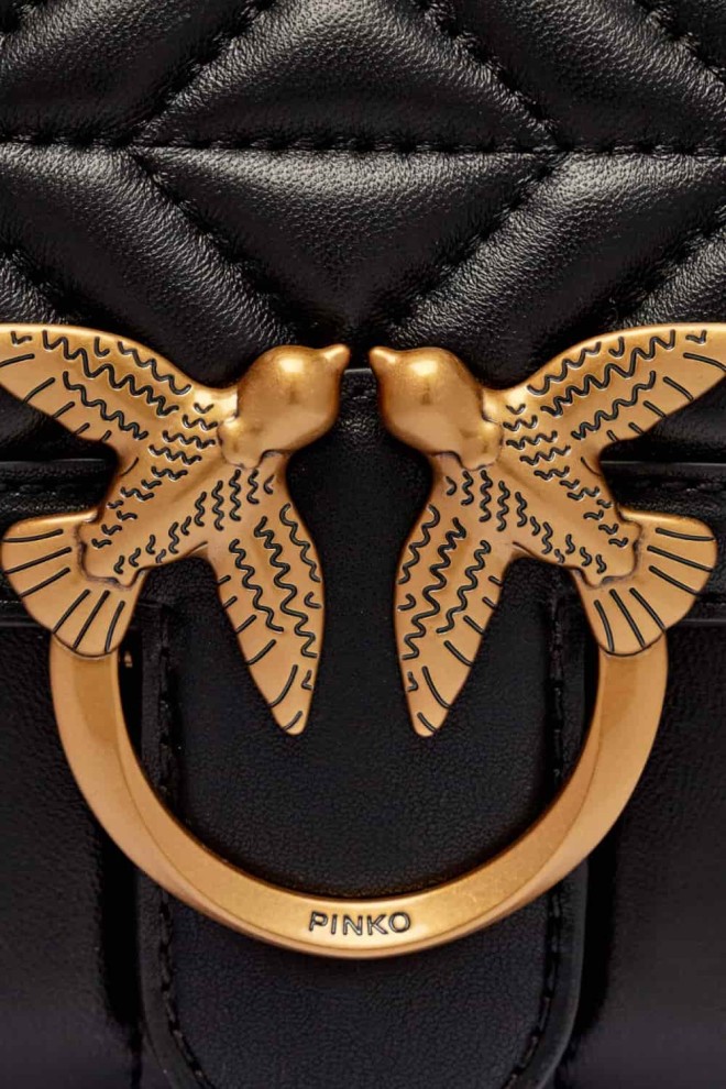 PINKO Black Love One Mini DC Geantă de mână