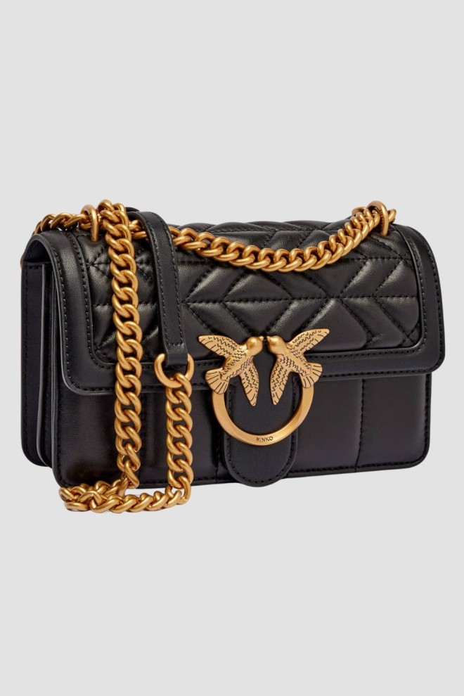 PINKO Black Love One Mini DC Geantă de mână