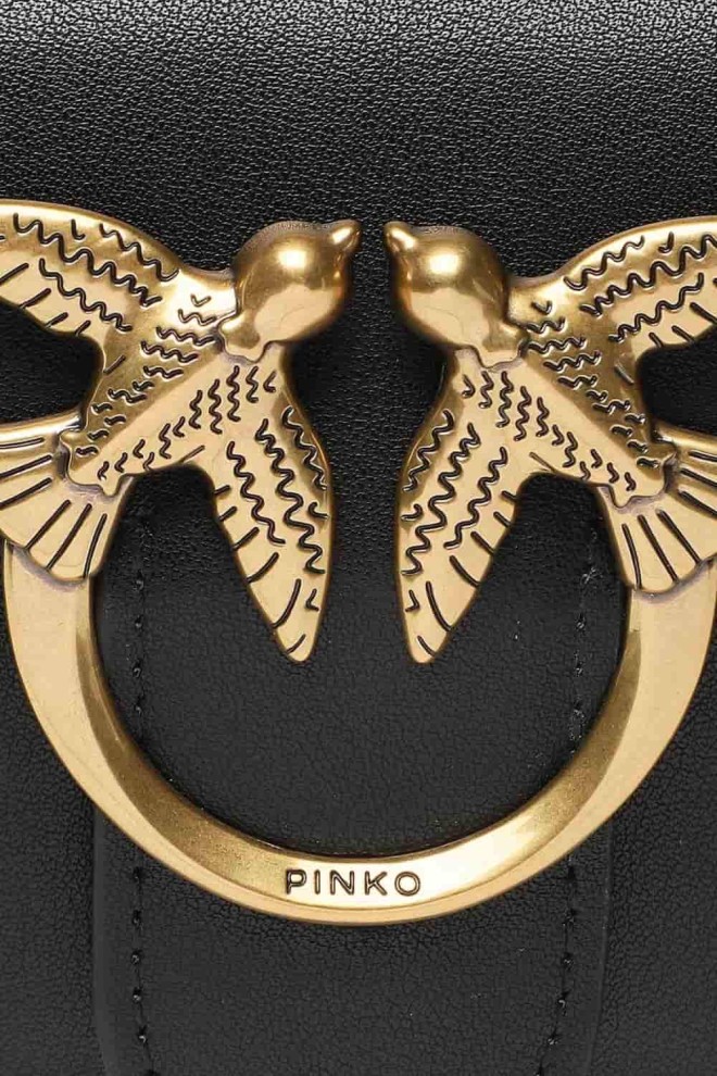 PINKO Чорна сумочка Love One Wallet C Vitello