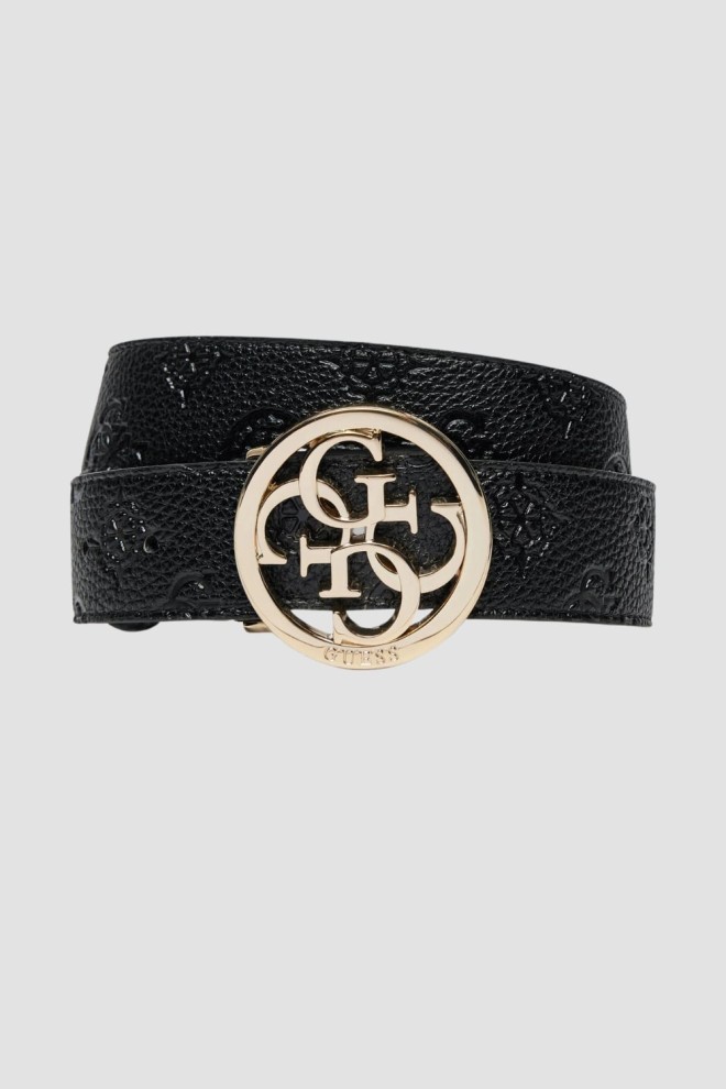 GUESS Black Cresidia Adj Pant Belt H3.5