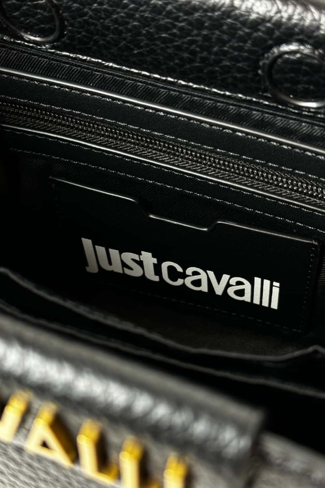 JUST CAVALLI Czarna torebka Range D Metal Just Cavalli - Style 5