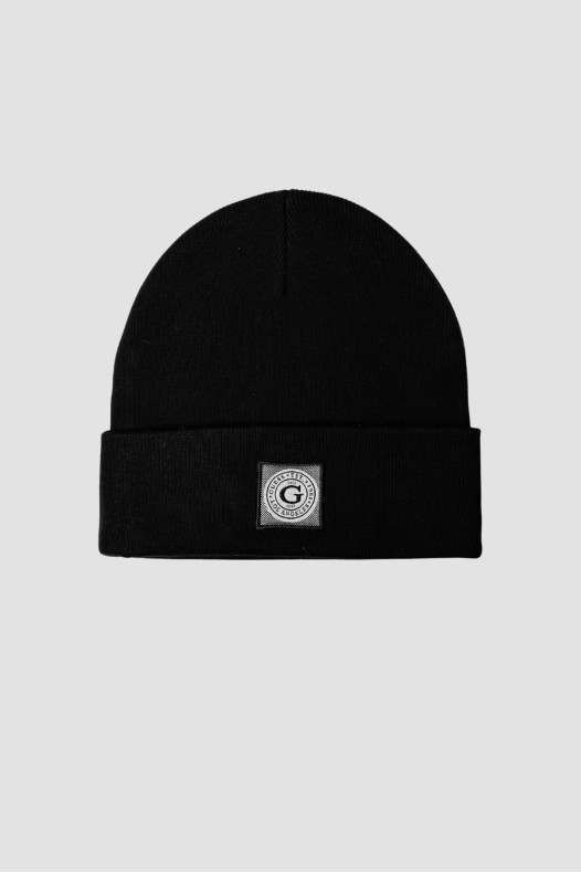 GUESS Black Branded Beanie...