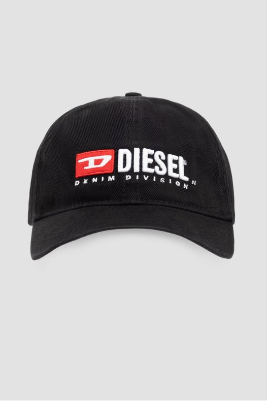 DIESEL Black baseball cap...