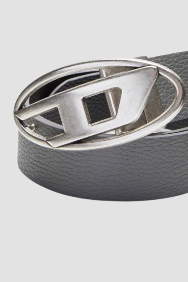 DIESEL Curea reversibilă neagră pentru bărbați B-1DR REV II