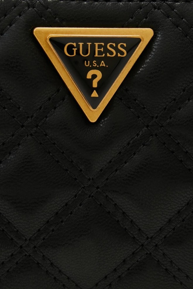 GUESS Black Wallet Giully Slg Large Zip Around