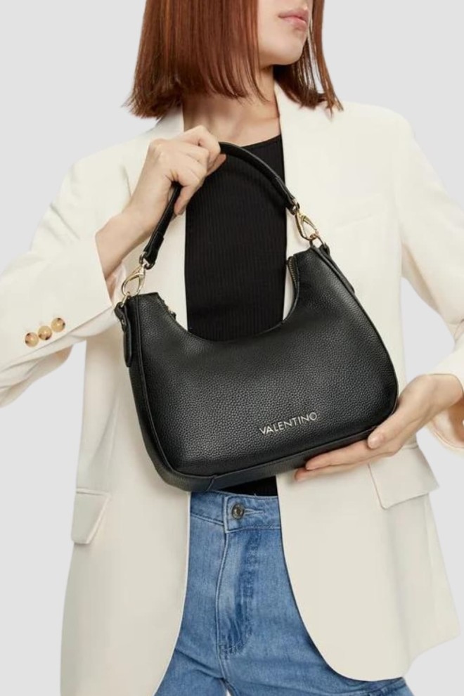 VALENTINO Czarna torebka Brixton Hobo Bag