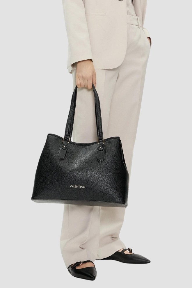 VALENTINO Black Brixton shopper bag