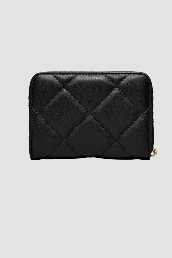 VALENTINO Black quilted Ocarina wallet