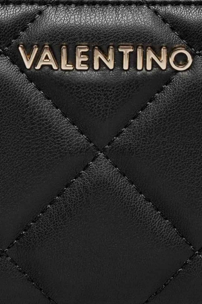 VALENTINO Black quilted Ocarina wallet