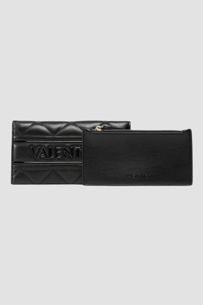 VALENTINO Czarny portfel Ada Wallet