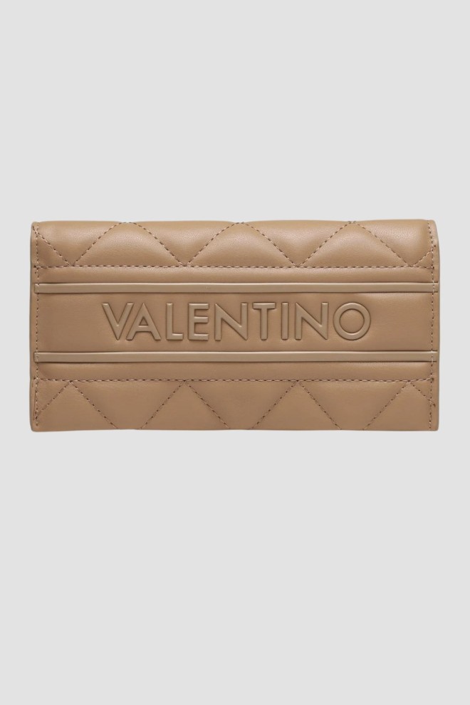 VALENTINO Beżowy portfel Ada Wallet