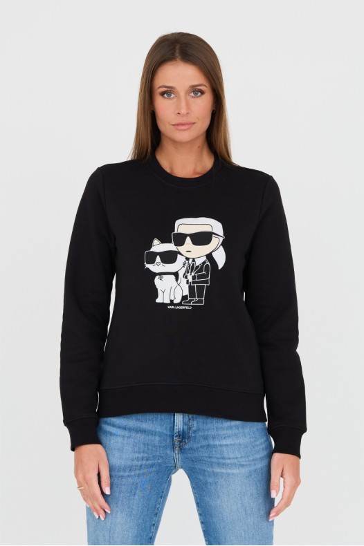 KARL LAGERFELD Czarna bluza...