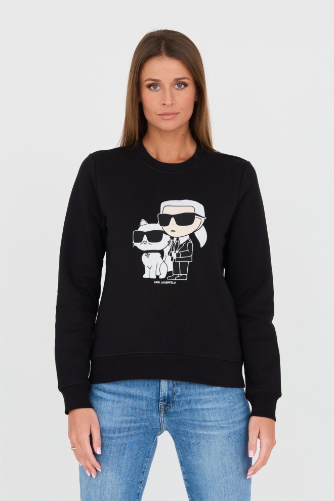 KARL LAGERFELD Black Iconic 2.0 sweatshirt