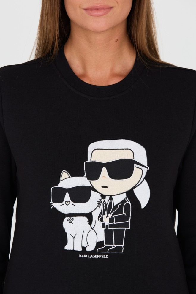 KARL LAGERFELD Black Iconic 2.0 sweatshirt