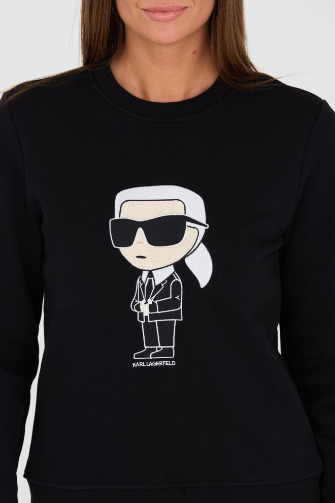 KARL LAGERFELD Tricou Ikonik 2.0 negru pentru femei