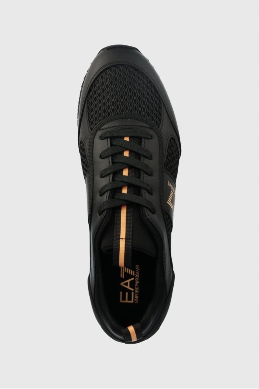 EA7 Black sneakers with...