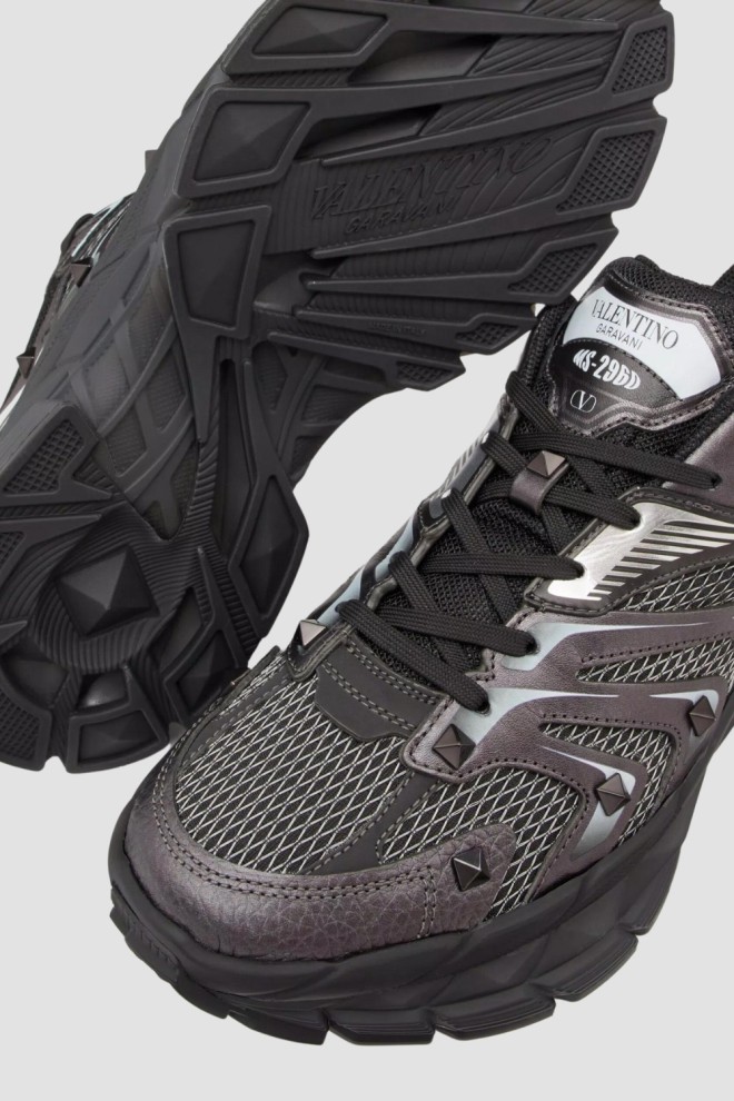 VALENTINO GARAVANI Adidași LOW-TOP negri