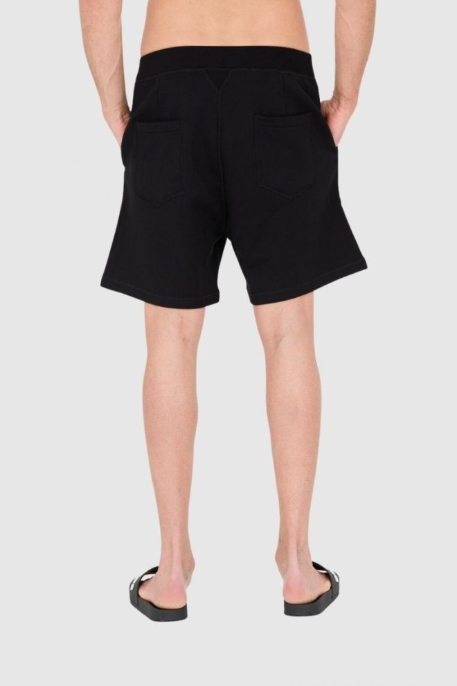 DSQUARED2 Black men's shorts with icon logo