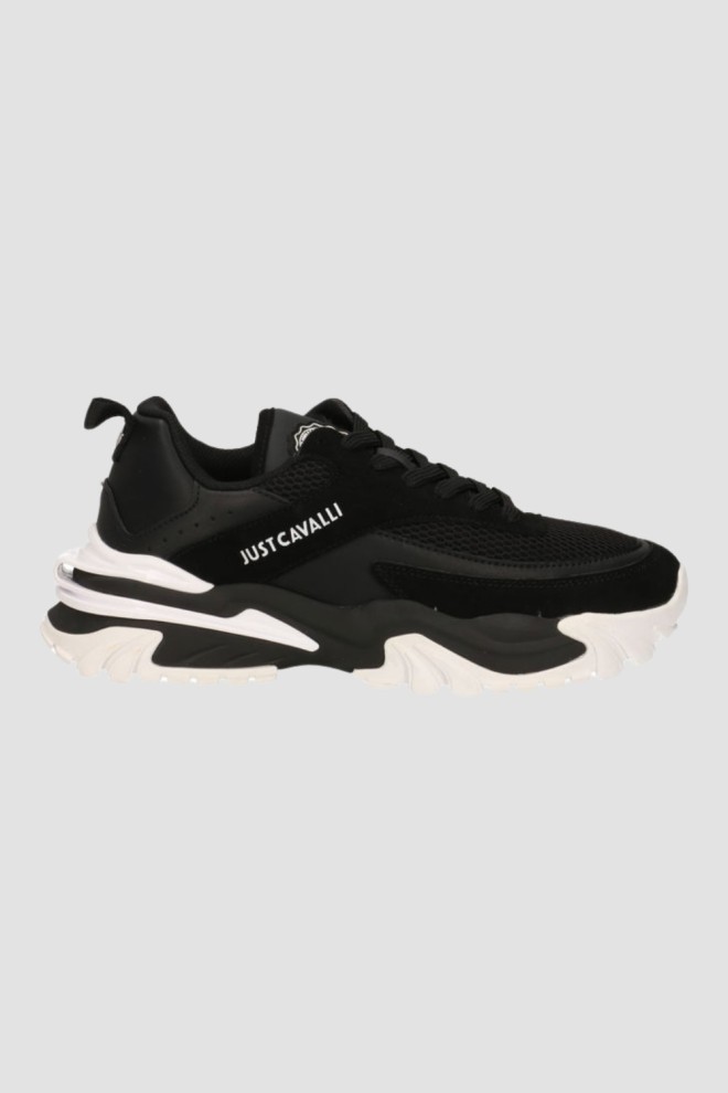 JUST CAVALLI Adidași negri FONDO GRUT DIS. 4