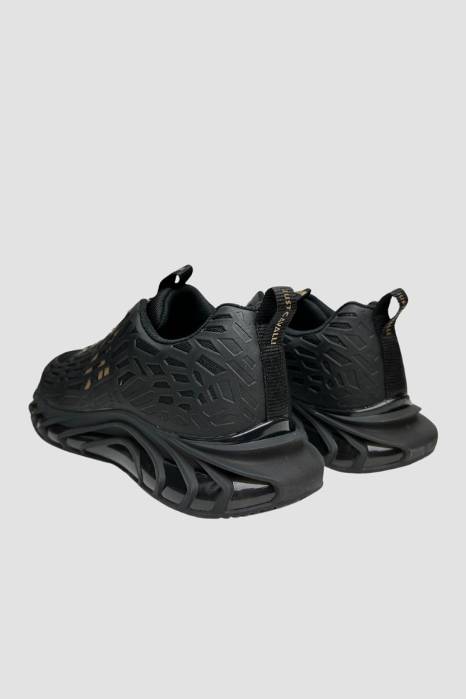 JUST CAVALLI Adidași FONDO LETO DIS negri. 3