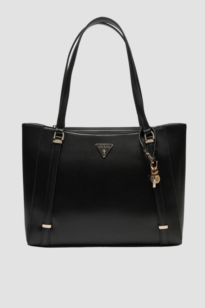 GUESS Black Eco Brenton Tote Handbag