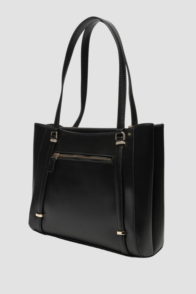 GUESS Black Eco Brenton Tote Handbag