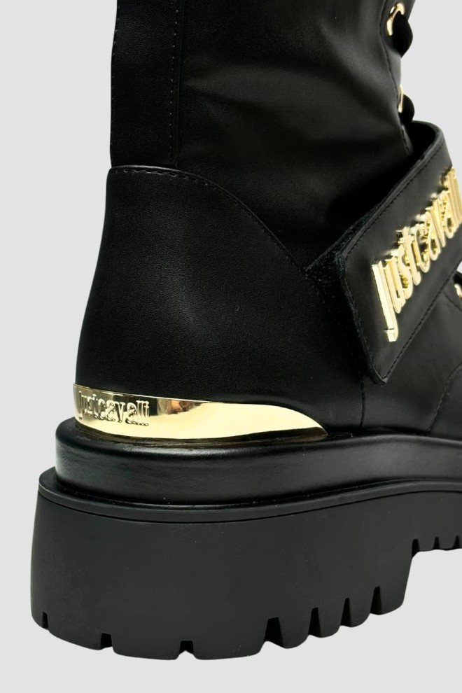 JUST CAVALLI Cizme FONDO BOURNE negru, de damă