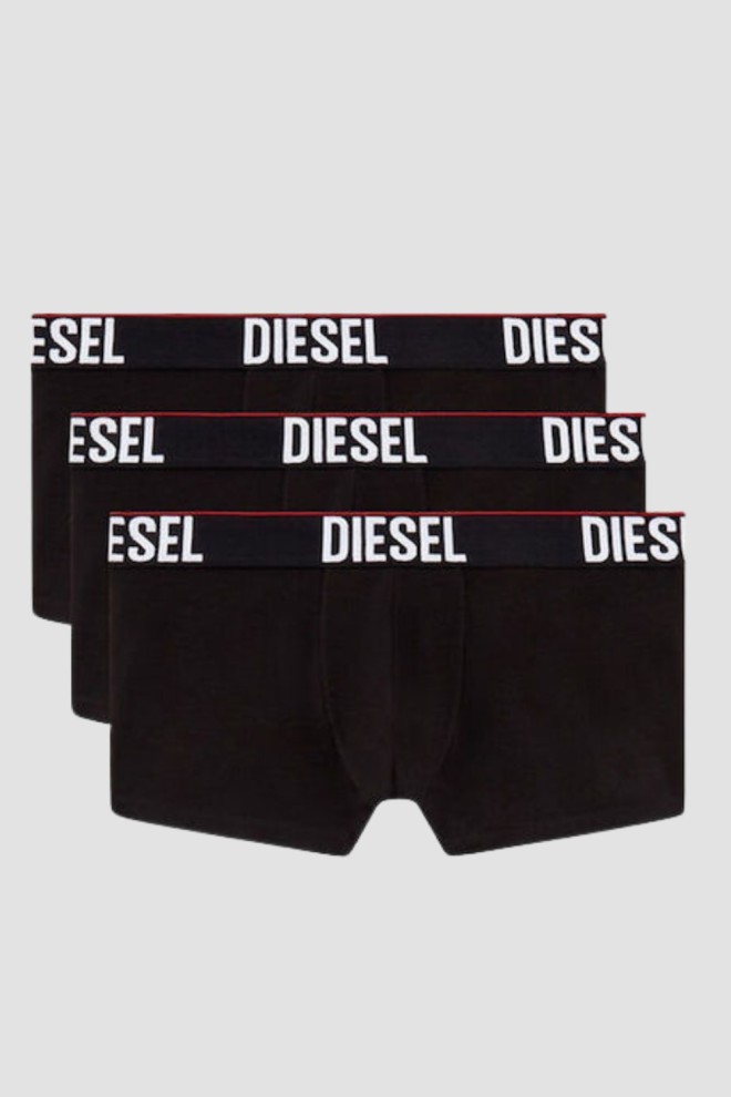 Чоловічі чорні труси-боксери DIESEL 3PACK UMBX-DAMIEN