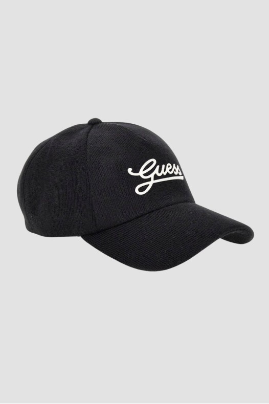 GUESS Black Baseball Cap