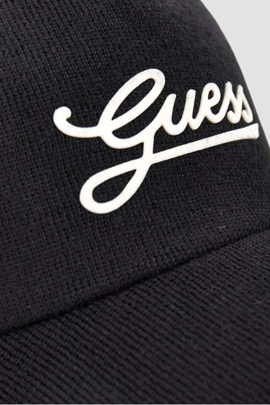 GUESS Black Baseball Cap