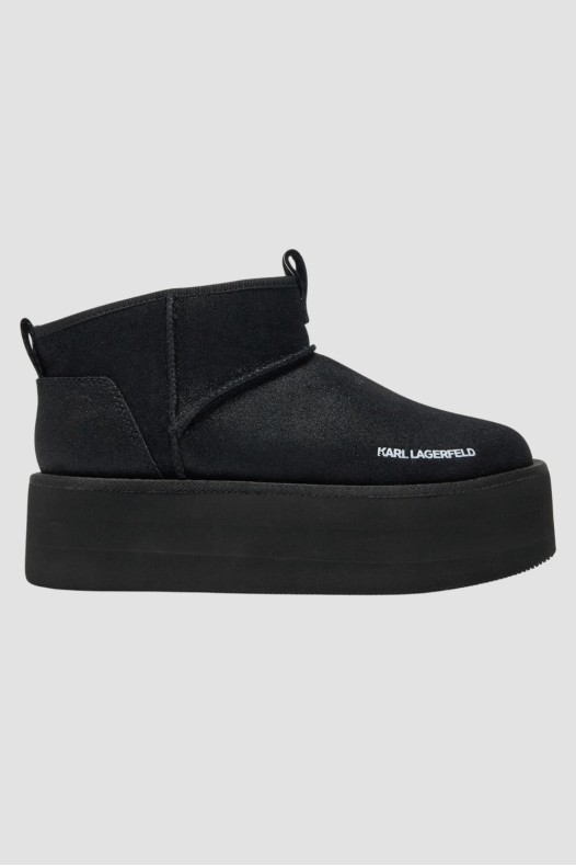 KARL LAGERFELD Black Suede...