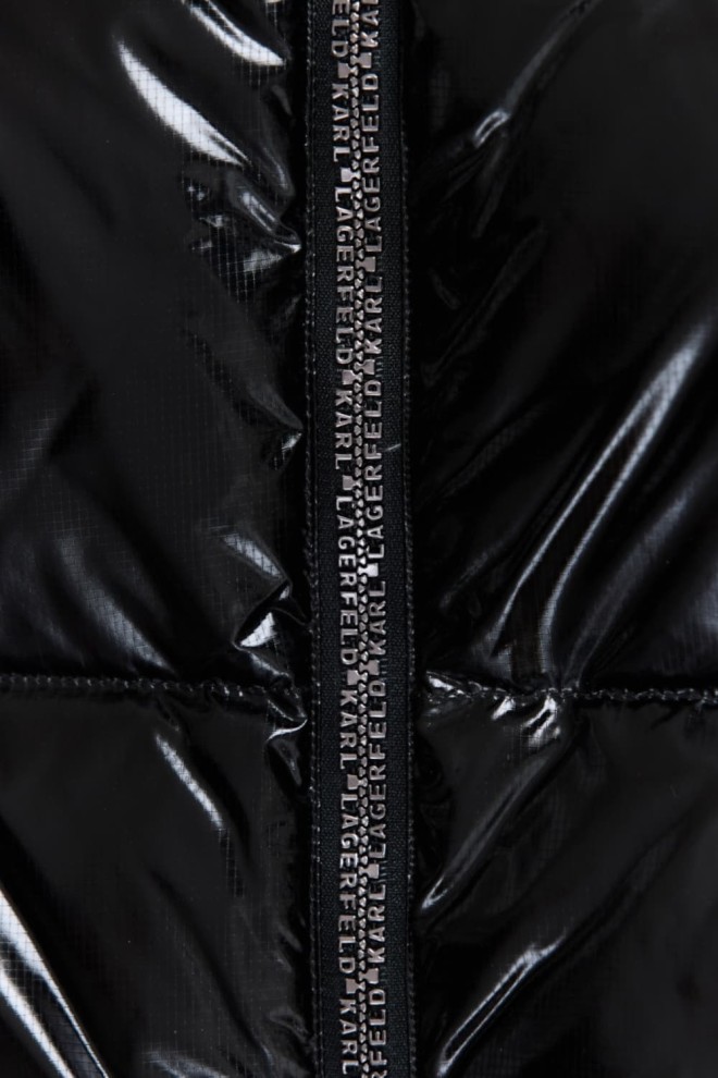 KARL LAGERFELD Jachetă cu glugă, negru, pentru femei