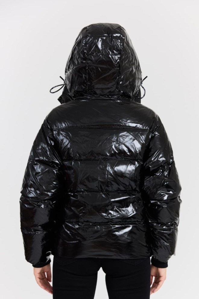 KARL LAGERFELD Jachetă cu glugă, negru, pentru femei