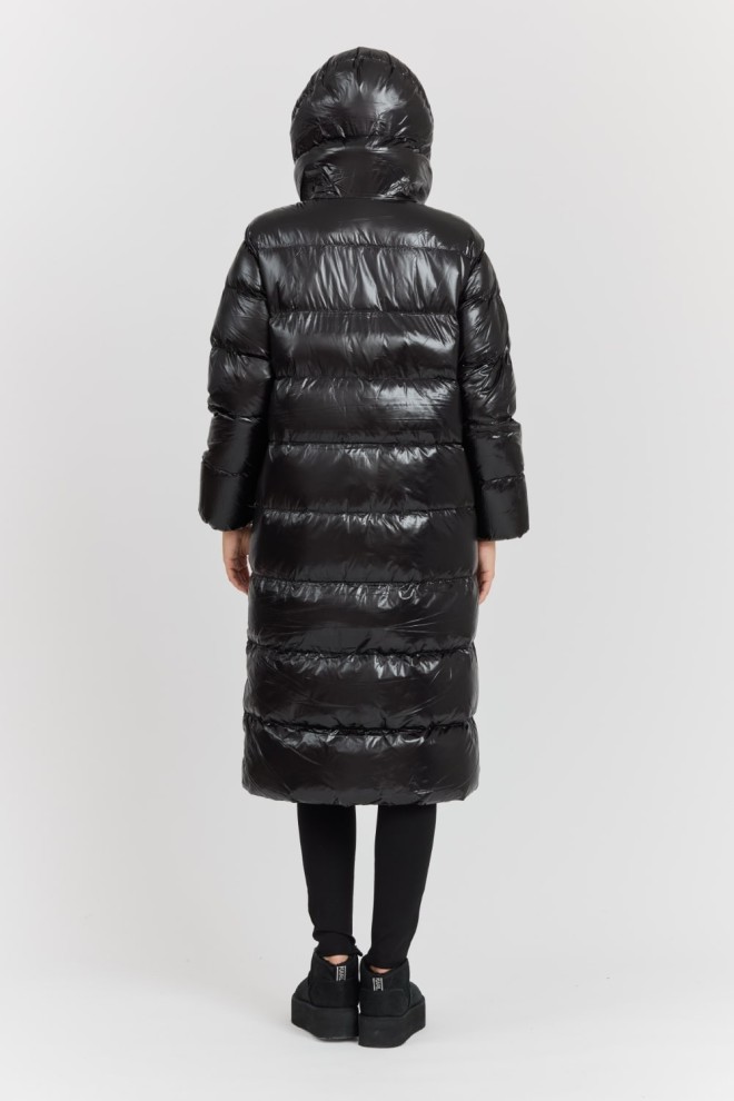 HETREGO Black Tara Woman Oversized Quilted Down Coat