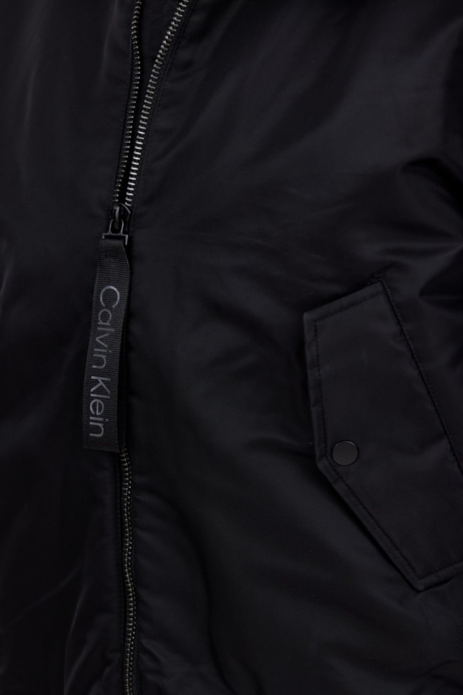 CALVIN KLEIN Black men's bomber jacket