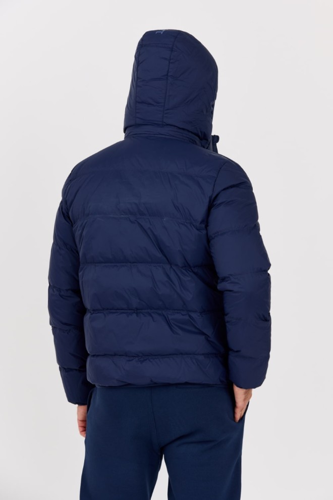 LA MARTINA Bărbați albastru marin matlasat Outerwear Basic Nylon sacou
