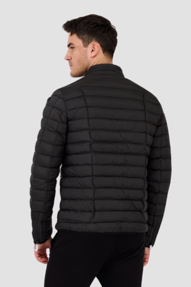 DIESEL Black quilted men's W-PILOT jacket