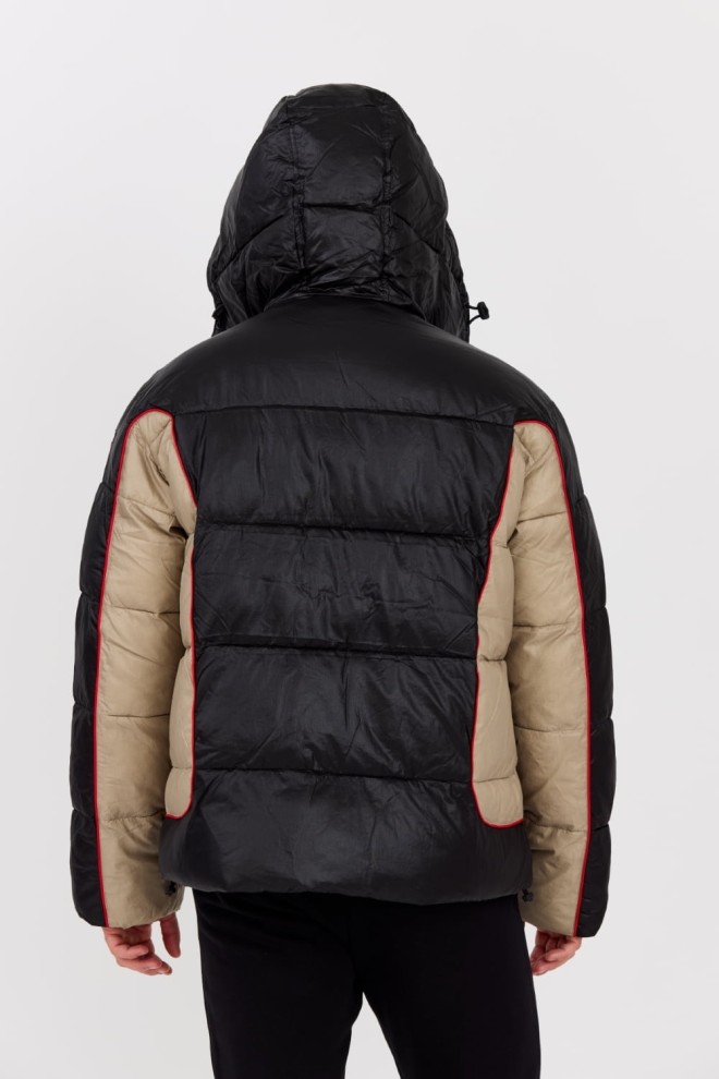 DIESEL Geacă neagră W-OSTEND pentru bărbați