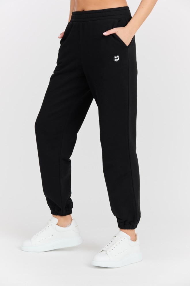 KARL LAGERFELD Black women's Ikonik 2.0 sweatpants