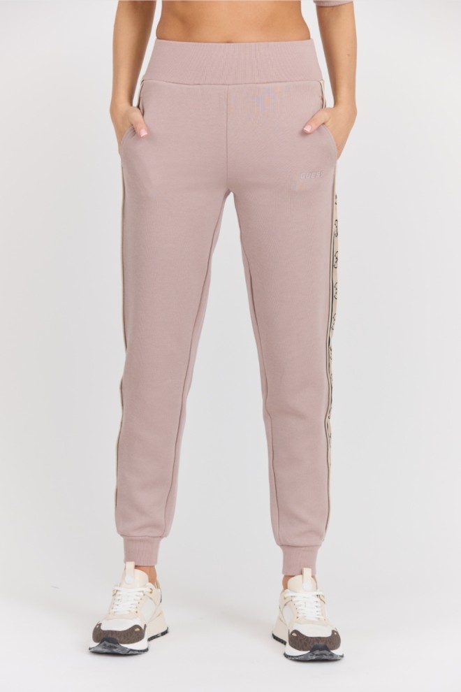 GUESS Women's taupe Britney Jogger sweatpants