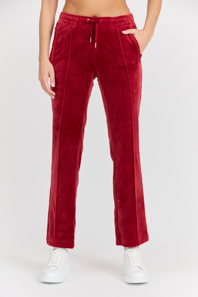 JUICY COUTURE Damskie czerwone spodnie dresowe Tina Track Pant