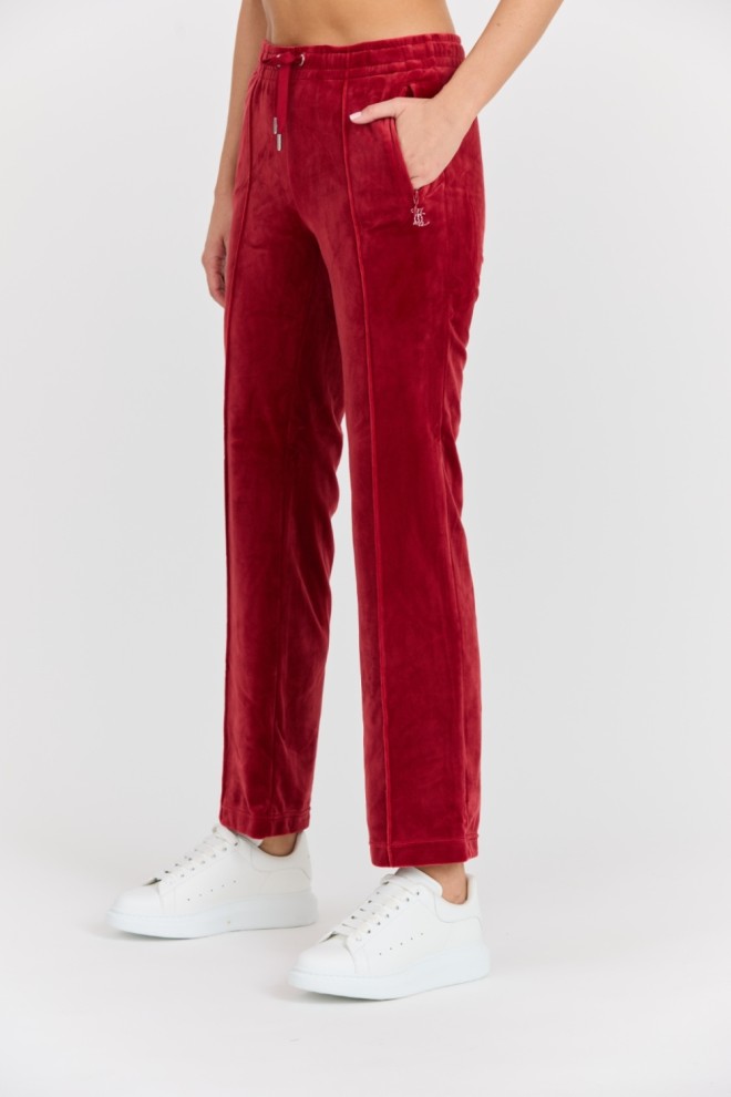 JUICY COUTURE Damskie czerwone spodnie dresowe Tina Track Pant