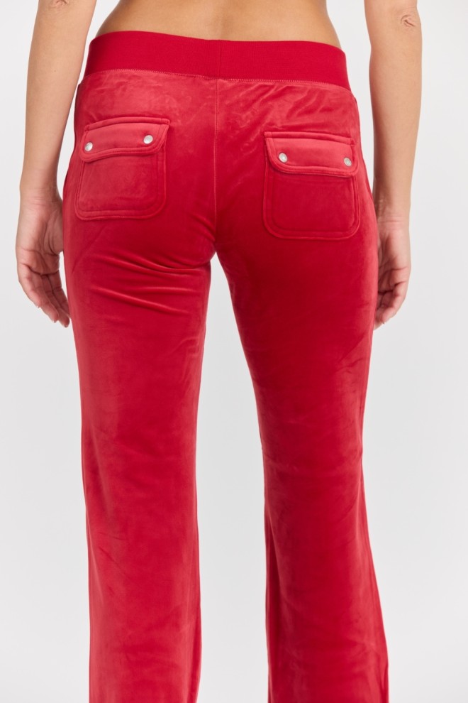 JUICY COUTURE Damskie czerwone dresowe spodnie Del Ray Pant