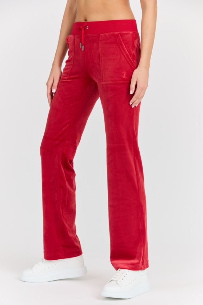 JUICY COUTURE Pantaloni de trening roșii pentru femei Del Ray Pant